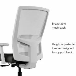 Union & Scale™ Workplace2.0™ 500 Series Fabric Task Chair, Iron Ore (53483)