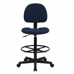 Flash Furniture Mid Back Fabric Ergonomic Drafting Stool, Navy Blue (BT659NVY) -Office Chairs Sale 08B917E4 B576 4794 B2E147939AA8841E s7