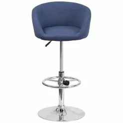Flash Furniture Contemporary Fabric Adjustable Height Barstool With Back, Blue (CHTC31066LBLFAB) -Office Chairs Sale 1B407235 12D8 4BE8 B0B16C35AE2349B2 s7
