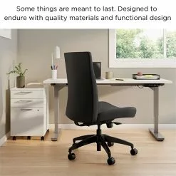 Union & Scale™ Workplace2.0™ Task Chair Upholstered, Armless, Black Vinyl Synchro Tilt (54167) -Office Chairs Sale 48D55AA9 0D75 401B 8741020409833526 s7