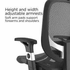 Union & Scale Quill Brand® Hyken Mesh Task Chair, Black (23481-CC) -Office Chairs Sale 6922588C DEEE 49BB B4B7C07CC935F4A5 s7
