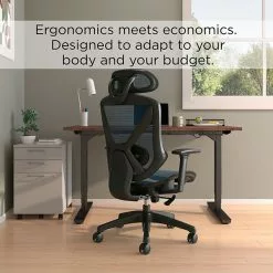 Union & Scale™ FlexFit™ Dexley Ergonomic Mesh Swivel Task Chair, Blue (UN59375) -Office Chairs Sale 91C48127 0BC6 445C 93C7D3AA7B381298 s7