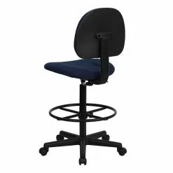 Flash Furniture Mid Back Fabric Ergonomic Drafting Stool, Navy Blue (BT659NVY) -Office Chairs Sale C3F99714 50C8 4CBF B723C386FABF4351 s7