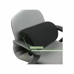 Mind Reader Fabric Backrest And Footrest, Black (BKFTFOAM-BLK)