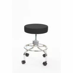 Brandt 22211 Revolving Stool With Footrest, Black