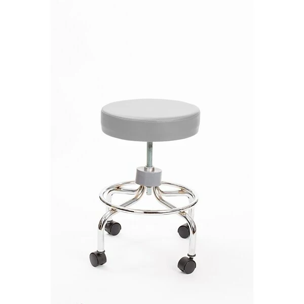 Brandt 22211 Revolving Stool With Footrest, Dove Gray 1 Brandt 22211 Revolving Stool With Footrest, Dove Gray