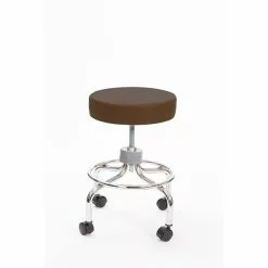 Brandt 22211 Revolving Stool With Footrest, Brown