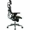 Raynor Eurotech Ergo Human High Back Managers Chair, With Headrest And Mesh, Orange