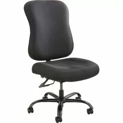 Safco Optimus Fabric Computer And Desk Chair, Black (3590BL)