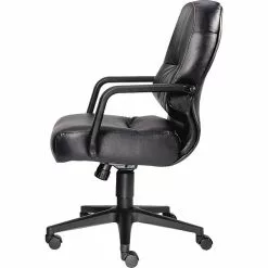 HON® 2090 Series Leather Executive Mid-Back Chair, Black -Office Chairs Sale s0932889 s7