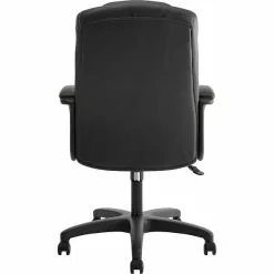 HON® HON High-Back Executive Chair, Center-Tilt, Black Vinyl, Contrast Stitching, Fixed Arms (BSXVL131EN11) -Office Chairs Sale s0933302 s7