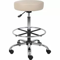 Boss Office Products Boss® CareSoft Medical/Drafting Stool; Beige