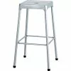 Safco Bar Steel Back Nylon Backless Stool, Silver (6606SL)
