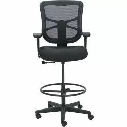 Alera™ Alera® Elusion Mid-Back Mesh Stool, Black