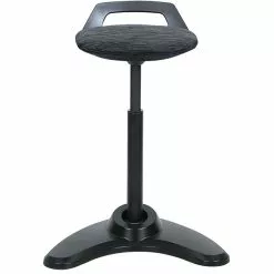 Alera™ Alera® Sit To Stand Perch Stool, Black With Black Base