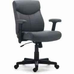 Quill Brand® Traymore Luxura Managers Chair, Gray (53246) -Office Chairs Sale s1126190 s7