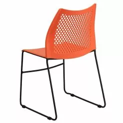 Flash Furniture Hercules Series Plastic Stack Chair, Orange (RUT498AORANGEGG) -Office Chairs Sale sp109937686 s7