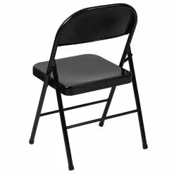 Flash Furniture HERCULES Series Metal Folding Chair, Black, 2/Pack (2BDF002BK) -Office Chairs Sale sp112116858 s7