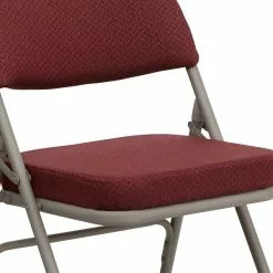 Flash Furniture HERCULES Series Fabric Folding Chair, Burgundy, 2/Pack (2HAMC320AFBY) -Office Chairs Sale sp112116908 s7