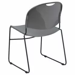 Flash Furniture Hercules Series Plastic Stack Chair, Gray (RUT188GY) -Office Chairs Sale sp112222164 s7