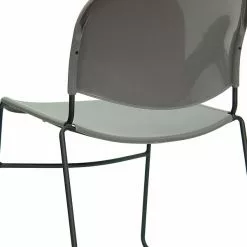 Flash Furniture Hercules Series Plastic Stack Chair, Gray (RUT188GY) -Office Chairs Sale sp112222165 s7