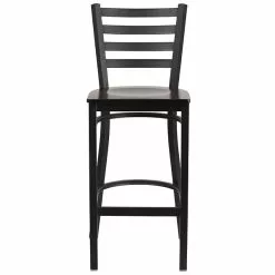 Flash Furniture Traditional Wood Restaurant Barstool With Back, Walnut (XUDG697BBARWAW) -Office Chairs Sale sp112224586 s7