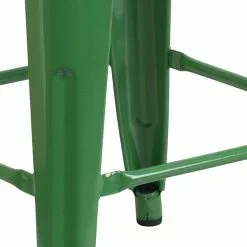 Flash Furniture Industrial Metal Restaurant Counter Height Stool, Green (CH3132024GN) -Office Chairs Sale sp112224918 s7