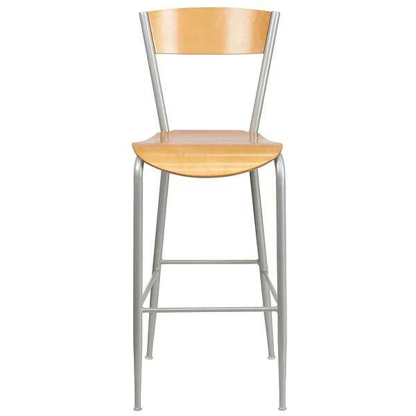 Flash Furniture Invincible Series Traditional Wood Restaurant Barstool, Natural (XUDG60218B) 8 Flash Furniture Invincible Series Traditional Wood Restaurant Barstool, Natural (XUDG60218B) - Image 8