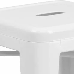 Flash Furniture Industrial Metal Restaurant Counter Height Stool, White (CH3132024WH) -Office Chairs Sale sp116164257 s7