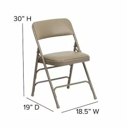 Flash Furniture HERCULES Series Vinyl Banquet/Reception Chair, Beige, 2/Pack (2HAMC309AVBGE) -Office Chairs Sale sp116165017 s7