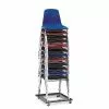 National Public Seating NPS Stack/Banquet Chair Dolly, Black (DY81)