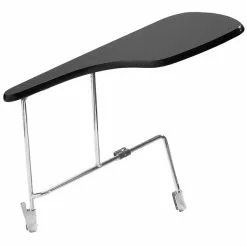 National Public Seating NPS 8500 Series Compact Stack Chair Left-Handed Tablet Arm, Black (TA85L)