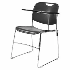 National Public Seating NPS 8500 Series Compact Stack Chair Left-Handed Tablet Arm, Black (TA85L) -Office Chairs Sale sp122994752 s7