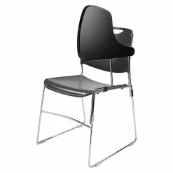 National Public Seating NPS 8500 Series Compact Stack Chair Left-Handed Tablet Arm, Black (TA85L) -Office Chairs Sale sp122994848 s7