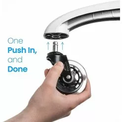 Lifelong Wheels Lifelong Office Chair Casters Replacement Chair Wheels, Rollerblade Style, 5/Set (BL2376) -Office Chairs Sale sp123227727 s7