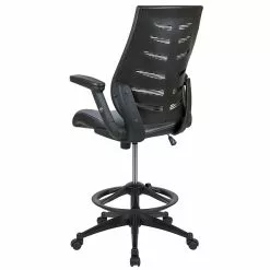 Flash Furniture Nylon Drafting Chair With Lumbar Support, Dark Gray (BLZP809DDKGY) -Office Chairs Sale sp124518008 s7