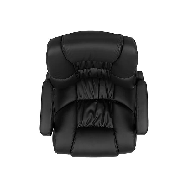 Flash Furniture Fundamentals Ergonomic LeatherSoft Swivel Big & Tall Office Chair, Black (CX1179HBK) 4 Flash Furniture Fundamentals Ergonomic LeatherSoft Swivel Big & Tall Office Chair, Black (CX1179HBK) - Image 4