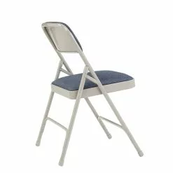National Public Seating NPS 2200 Series Fabric Padded Premium Folding Chairs, Imperial Blue/Gray, 4 Pack (2205/4) -Office Chairs Sale sp130557471 s7