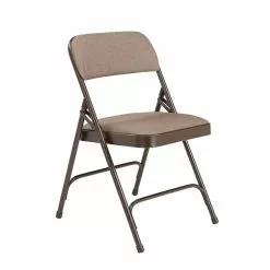 National Public Seating NPS 2200 Series Fabric Padded Premium Folding Chairs, Russet Walnut, 4 Pack (2207/4) -Office Chairs Sale sp130557483 s7