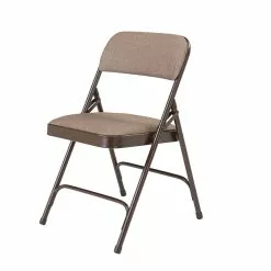 National Public Seating NPS 2200 Series Fabric Padded Premium Folding Chairs, Russet Walnut, 4 Pack (2207/4) -Office Chairs Sale sp130557484 s7