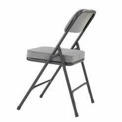 National Public Seating NPS 3200 Series Fabric Armless Premium Folding Chair, Charcoal Gray, 2 Pack (3212/2) -Office Chairs Sale sp130557960 s7