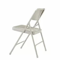 National Public Seating NPS 200 Series All-Steel Armless Premium Folding Chair, Gray, 4/Pack (202/4) -Office Chairs Sale sp130557983 s7
