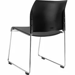 National Public Seating NPS 8800 Series Stacking Chair, Black, 4 Pack (8810-11-10/4) -Office Chairs Sale sp130558057 s7