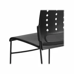 Flash Furniture Hercules Plastic Stacking Chair, Black, 5/Pack (5RUT2BK) -Office Chairs Sale sp130857017 s7