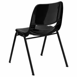 Flash Furniture HERCULES Plastic Shell Stack Chair, Black (RUT-EO1-BK-GG) -Office Chairs Sale sp134594362 s7