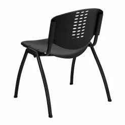 Flash Furniture HERCULES Plastic Office Chair, Black (RUT-NF01A-BK-GG) -Office Chairs Sale sp134594428 s7