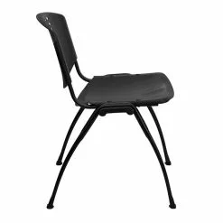 Flash Furniture HERCULES Plastic Office Chair, Black (RUT-NF01A-BK-GG) -Office Chairs Sale sp134594430 s7