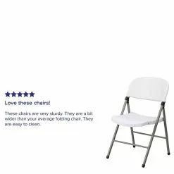 Flash Furniture HERCULES Series Plastic Folding Chair, White, 2/Pack (2DADYCD70WH) -Office Chairs Sale sp134860864 s7