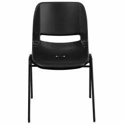 Flash Furniture HERCULES Classroom/Training Room/School Stacking Chair, Black (5-RUT-EO1-BK-GG) -Office Chairs Sale sp134861355 s7