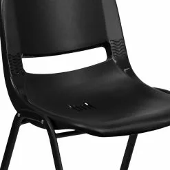 Flash Furniture HERCULES Classroom/Training Room/School Stacking Chair, Black (5-RUT-EO1-BK-GG) -Office Chairs Sale sp134861358 s7